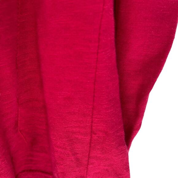 Anthropologie Ruffle Lace Collar V-Neck Pink Long Sleeve Top NWTs size XS - Picture 8 of 11